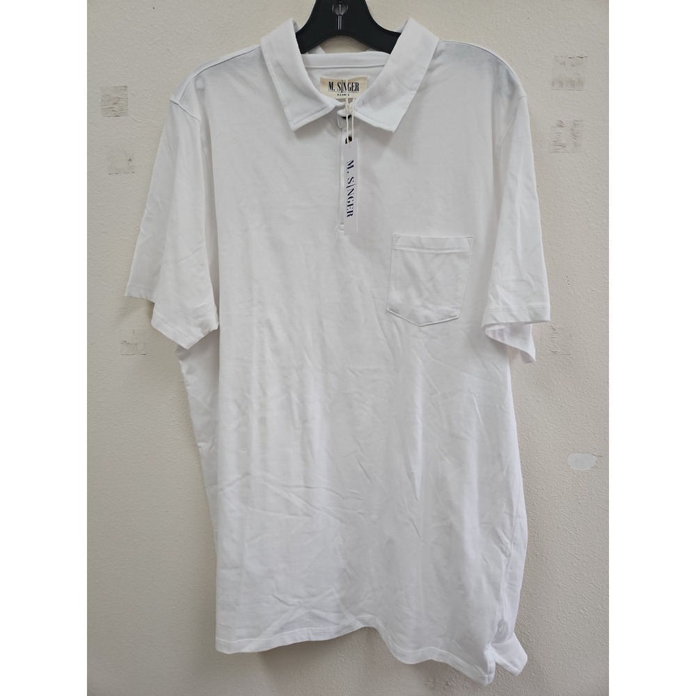 M. Singer Men's Cotton 4 Button Pocket T-Shirt Size Xl Read New Imperfections